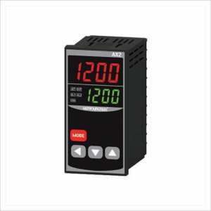10467.png CONTROL Tº DIGITAL 48x96mm, CONF.SSR/RELÉ+ALARMA, 100-240VAC Vertical AX2-1A