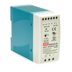 FUENTE SWITCHING IN:110/220VAC-OUT:24VDC 2.5A  Mean Well MDR.60-24