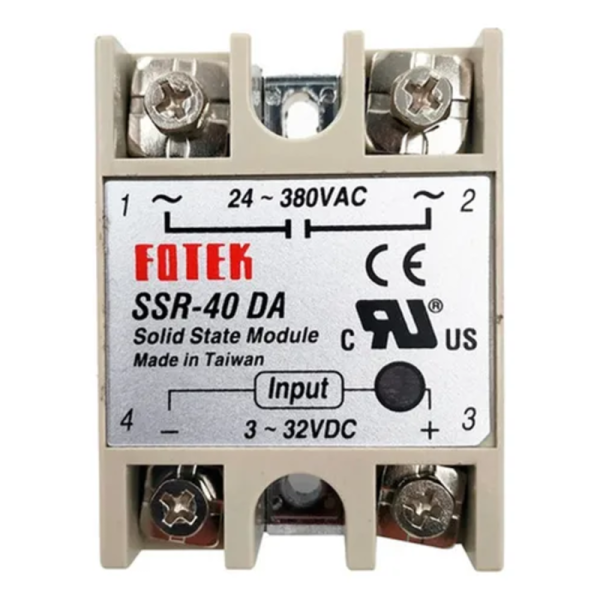 SSR DC/AC IN:3-32VDC/OUT:24-380VAC 40A  FOTEK SSR40DA