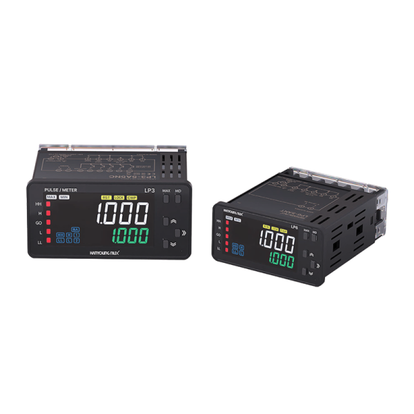 INDICADOR MULTIPLE LCD 48*96mm, 110/220VAC HANYOUNG 3 SALIDA RELE LP3-5A3RN