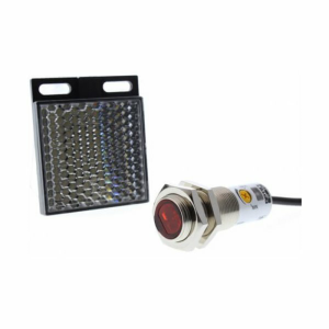 SENSOR REFLEX OPTEX POL.M18, 4MTS, NPN NO/NC, CABLE 2MTS CRD-400-NR