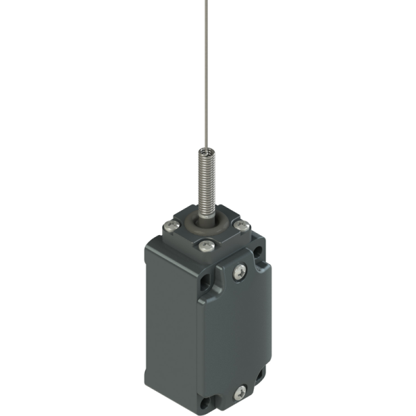 Position Switch Varilla resorte flexible. Cuerpo 40x40mm Met. FD 521-M2  PIZZATO