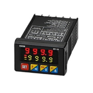 CONTROL Tº 24X48mm, ENTRADA PT100-TC, SALIDA RELE + 2 alarmas NT10-R