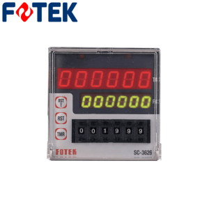 CONTADOR MULTIFUNSION 72X72mm  110/220VAC 2 SALIDA A RELE SC-3626