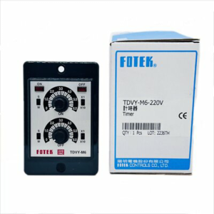 TIMER ON-DELAY FOTEK 220VAC. CONEXION OCTAL, 6S/60S/6M/60M TDVY-M6-220V