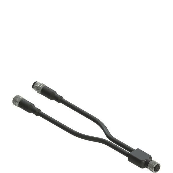 CABLE EN Y CON CONECTOR M12 EXT. EN SERIE 150mm Pizzato VF CY201P0