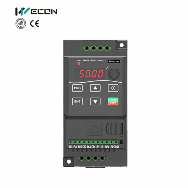 VDF COMPACTO 0,75kW 1HP 220VAC  4A WECON 142X72X116