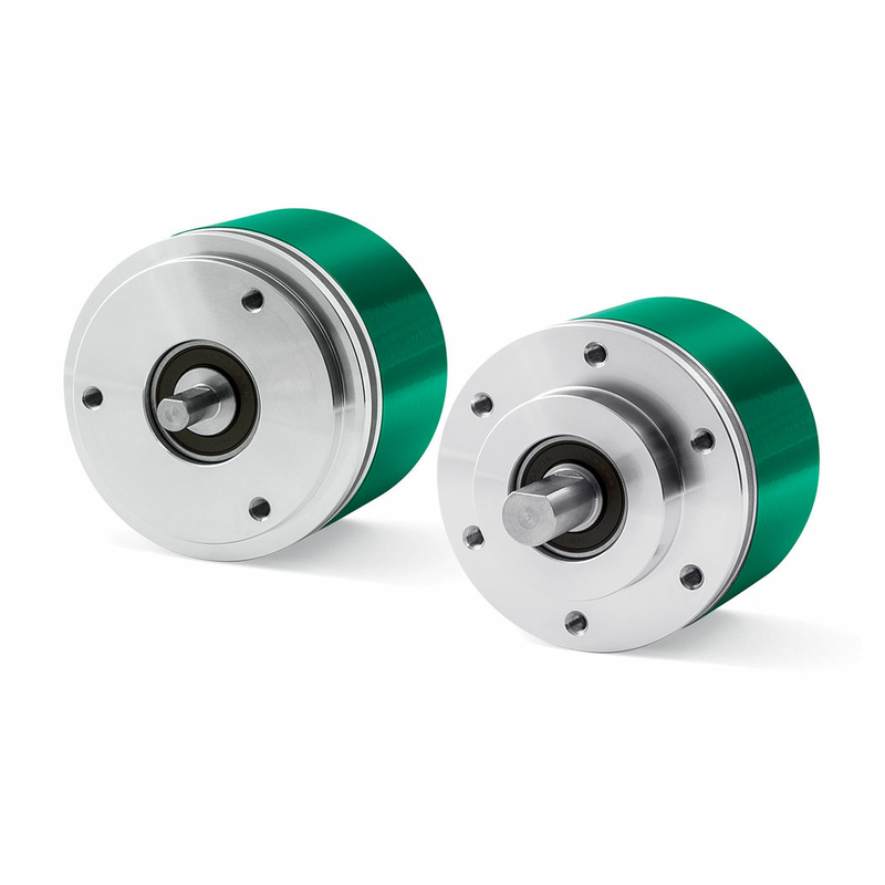 2000PPR, A,B,Z+NEG - EJE 10mm IP65.TTL 5VDC. RS422. por Conector M23 12P. Ip67 MI58-L-2000ZCZ110RJ