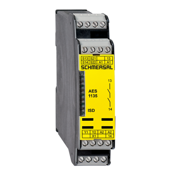 RELÉ DE SEGURIDAD, IN 1 no+nc  ALIM:24VDC AES 1135 24VDC