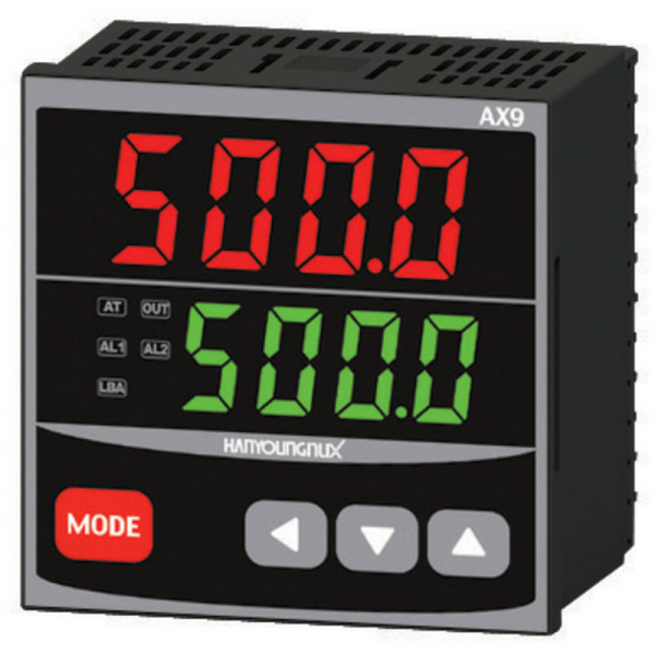 CONTROL Tº DIGITAL 96x96mm, CONF.SSR/RELÉ+2 ALARMA, 100-240VAC AX9-2A