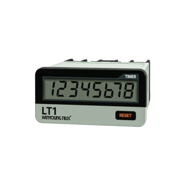 HOROMETRO 48X24mm,8 DÍGITOS, BATERIA INTERNA(DURACION;7 AÑOS),ENTRADA:6-240 VDC/24-240VAC LT1-F