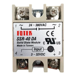 10772F24.png SSR DC/AC IN:3-32VDC/OUT:24-380VAC 40A FOTEK SSR40DA
