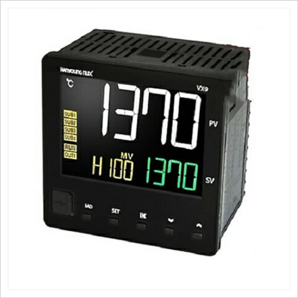 CONTROL Tº LCD 96x96mm, In Universal, 1 Salida RELÉ+2 ALARMA, 100-240VAC  IP65 VX9-UMNA-A2