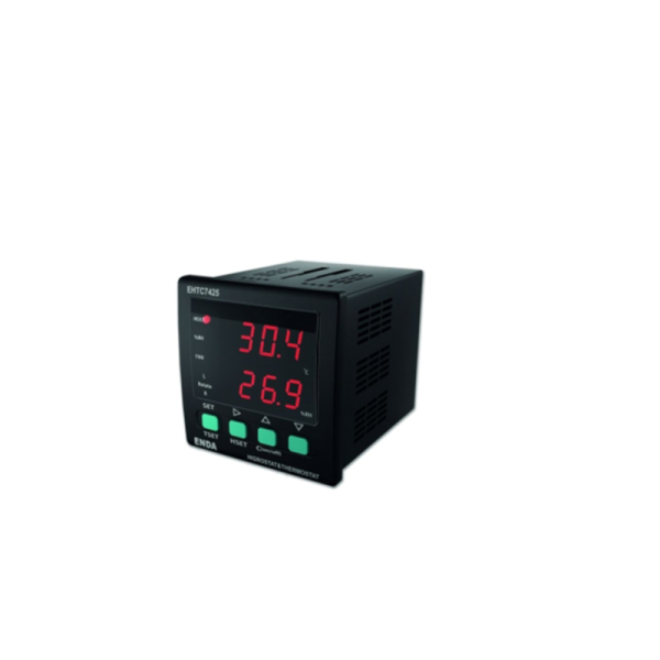 CONTROL DE PROCESOS 72x72mm, 2 display. IN: 0-20mA, FUENTE INT.24VDC 50mA, 2 SAL.RELÉ, 90-250V AC/DC (-40/60°) EHTC7425-UV