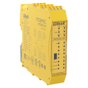 Relé de Seguridad Reer 8In Cat.4  Programable  Alim:24Vdc MOSAIC M1