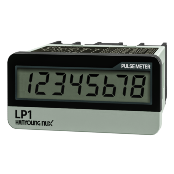 TACOMETRO 48x24mm, 8 DÍGITOS, BATERIA INTERNA (DURACION: 7AÑOS) MAX. 10.000 RPM.  IN VOLTAJE LP1