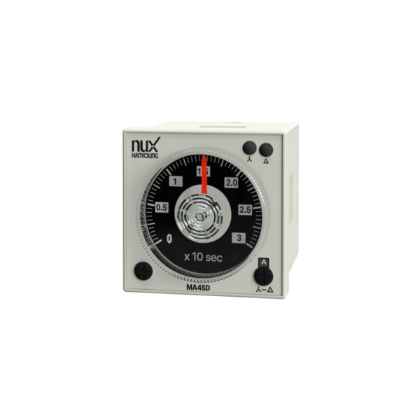 TIMER  ESTRELLA/TRIANGULO 48x48mm, Alim:100/240Vac 24/240VDC BASE OCTAL MA4-SD