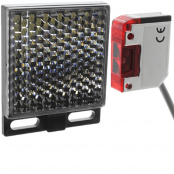 SENSOR RECT.REFLEX OPTEX ,ALC: 50cm, NPN NO/NC, CABLE 2MTS     SERIE DESCONTINUADA KR-Q50NW