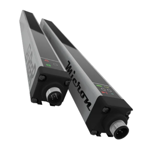 Barrera Análogica Reer Paso 5mm. Emisor & Receptor, 2 Salidas 4…20mA. Alt.1045mm, dist. 2,5mts MICRON MI 1050AC