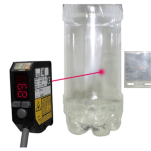 SENSOR RECT.REFLEX OPTEX , ALC:150cm, NPN NO/NC, TEMP.LASER, CABLE 2MTS DR-Q150TN