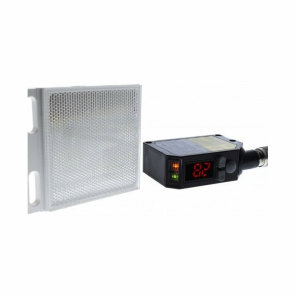 SENSOR RECT.REFLEX OPTEX , ALC: 4mts, PNP NO/NC, LASER, Con.M8 4P DR-Q400TCP