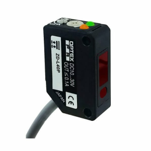 SENSOR OPT.RECT LASER OPTEX FORMATO:31x20, ALC:40CM, PNP, CABLE 2MTS ZD-L40P