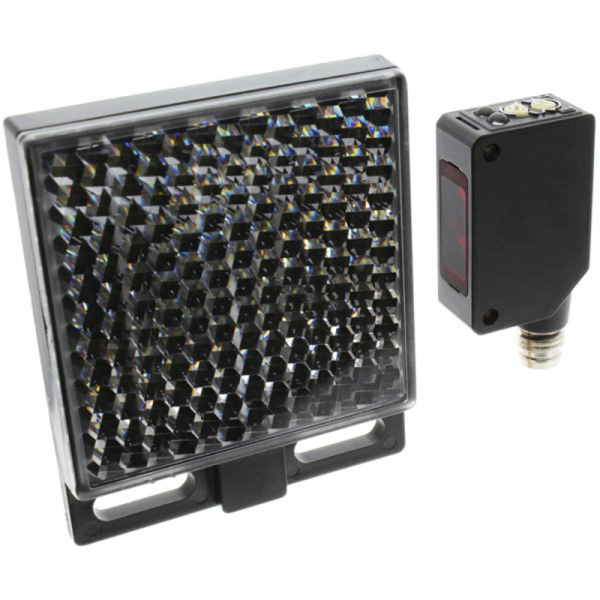 SENSOR RECT.REFLEX OPTEX , ALC:2,5MTS, PNP NO/NC, CONECTOR M8 SIN ZONA MUERTA ZR-X250CP4