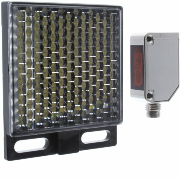 SENSOR REFLEX OPTEX ALC. 0,01-5,5MT  PNP POR CONECTOR M8  CUERPO ACERO INOX ZR-M550CP4