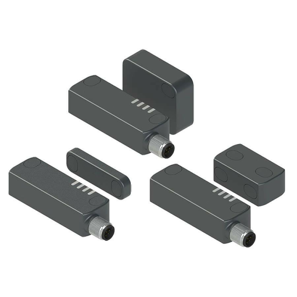 Safety coded magnetic c/Imán Con.M12 8p PIZZATO  2 safety inputs IS1-IS2 / 2 safety outputs OS1-OS2,                                            ST DL420MK-D1T