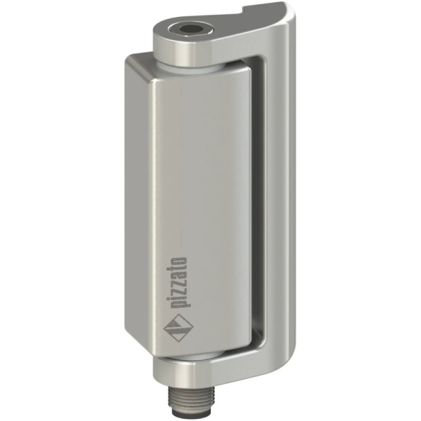 Bisagra de seguridad 1no+2nc por conector M12 8P. Cuerpo Metalico. Pizzato HP AA050F-KSM