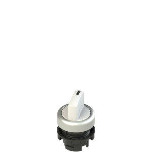 PZ1068LED-1.png Cabezal Selector 2Pos. BLANCO C/R 22mm Maneta corta Pizzato E2 1SL12ACD29AB
