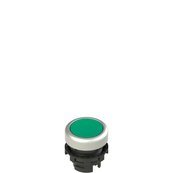 Cabezal Lumi. Pulsador rasante verde 22mm Pizzato E2 1PL2R4290
